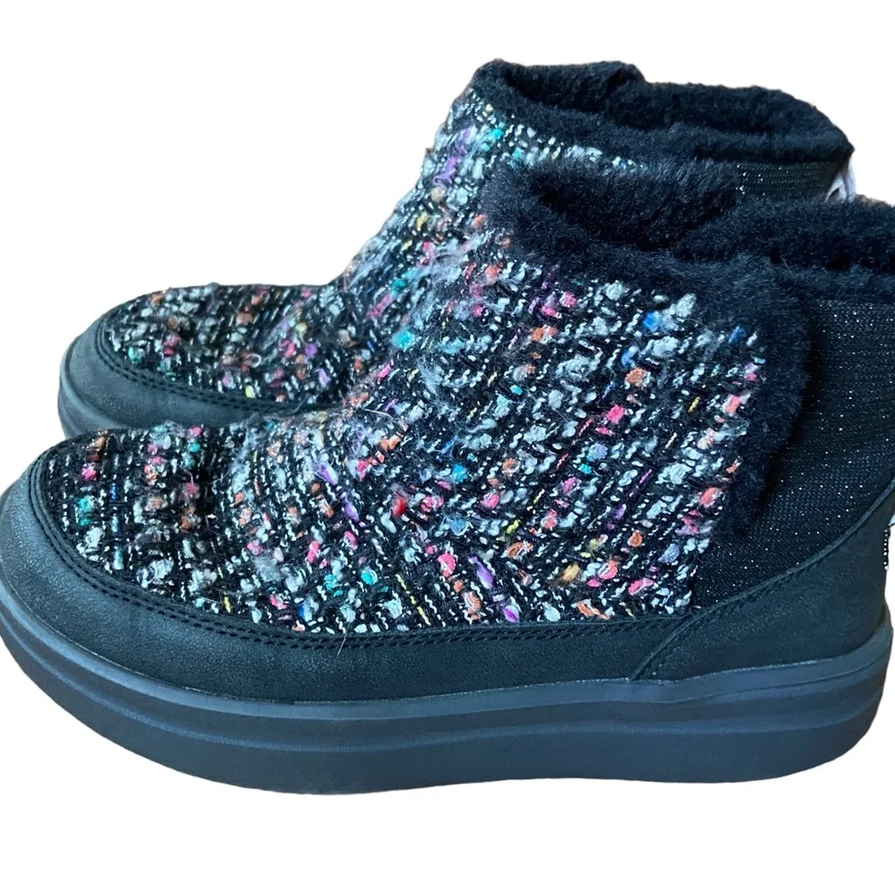Hey Dude Girls Ankle Boots Black Rainbow 4.5 - Picture 5 of 9